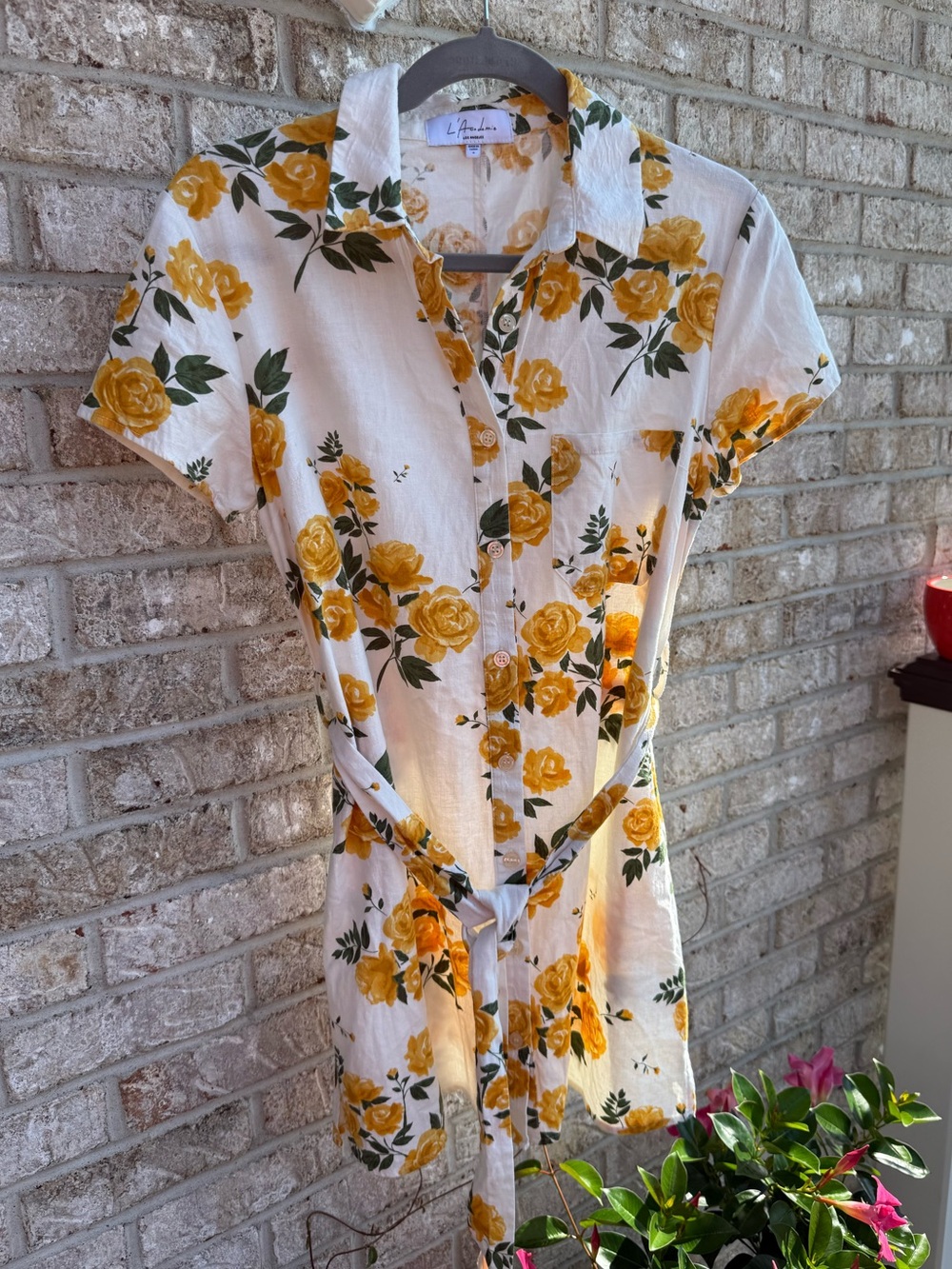 L'ACADEMIE The Kendra Dress in Yellow Rose, sz Small - Picture 2 of 16
